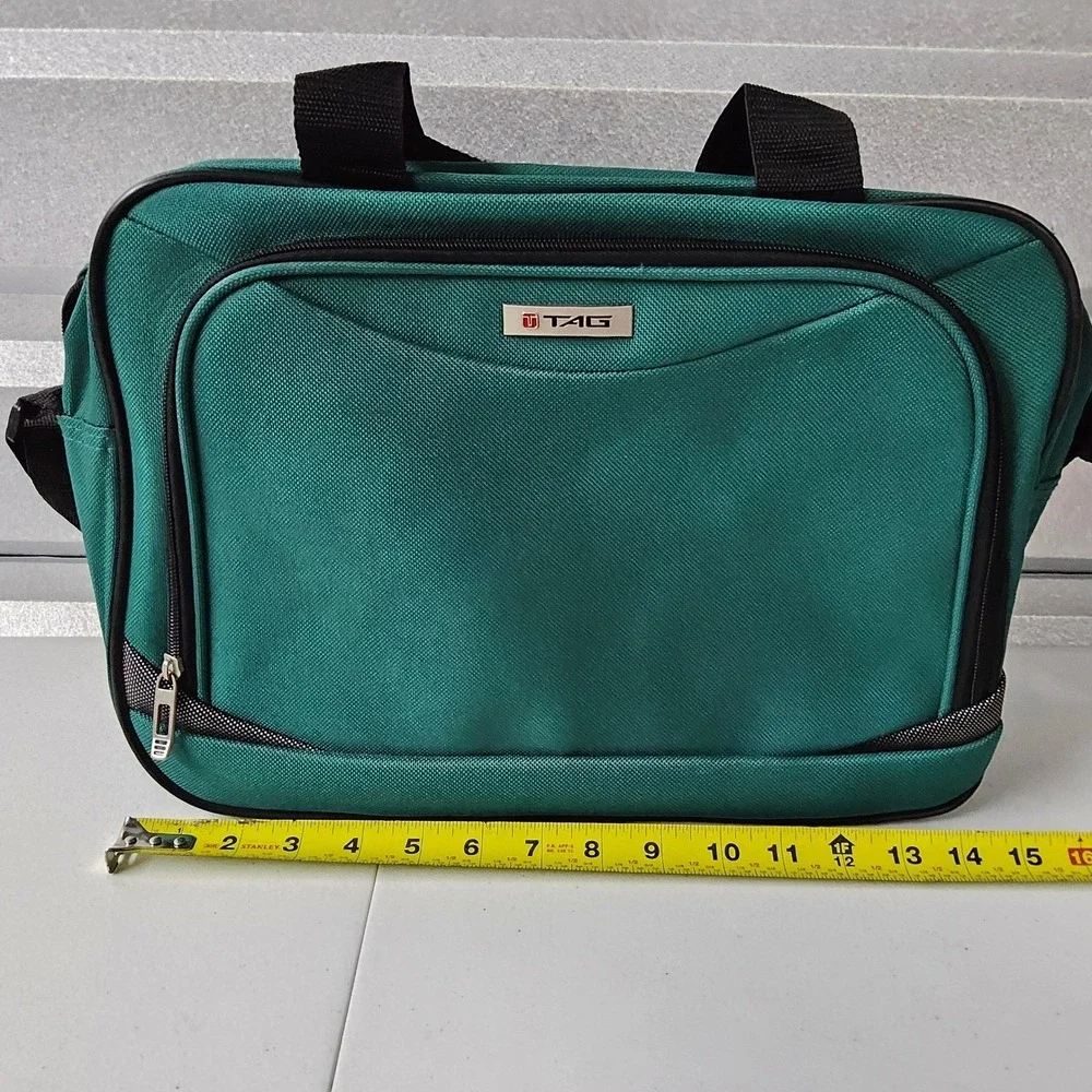 TAG Laptop Bag Briefcase‎ Shoulder Messenger Work Travel Green